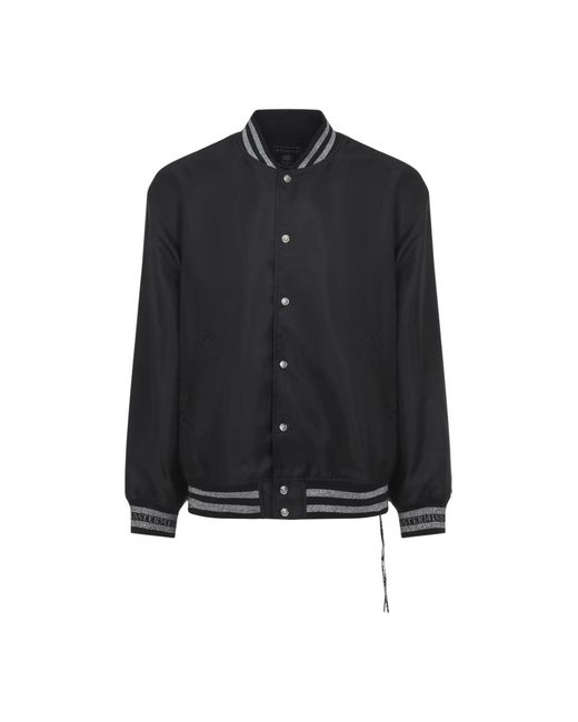 MASTERMIND WORLD Black Bomber Jackets for men