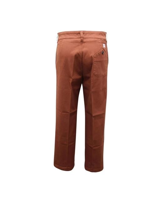 Department 5 Red Straight Trousers