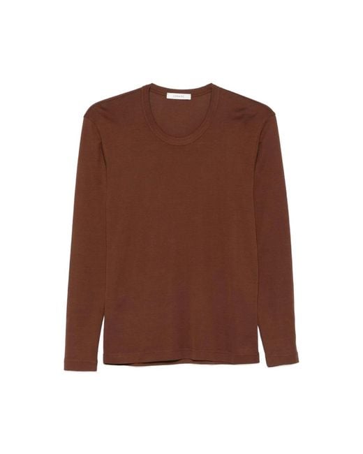 Lemaire Brown Long Sleeve Tops
