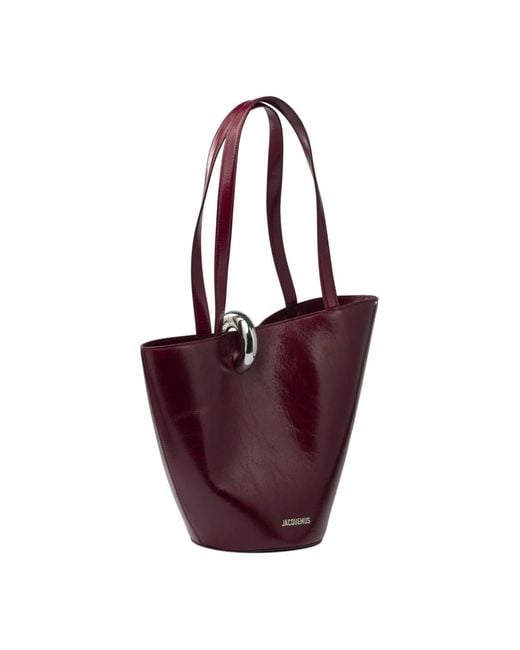 Jacquemus Red Le Bambola Moyen Tote Bag