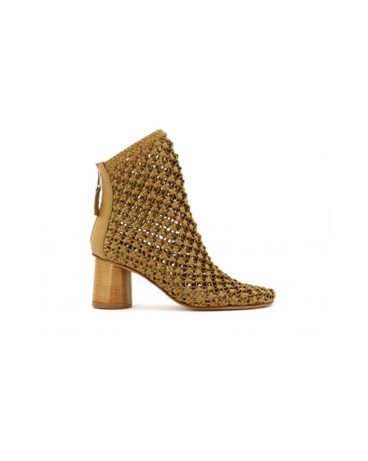 Elena Iachi Brown Heeled Boots