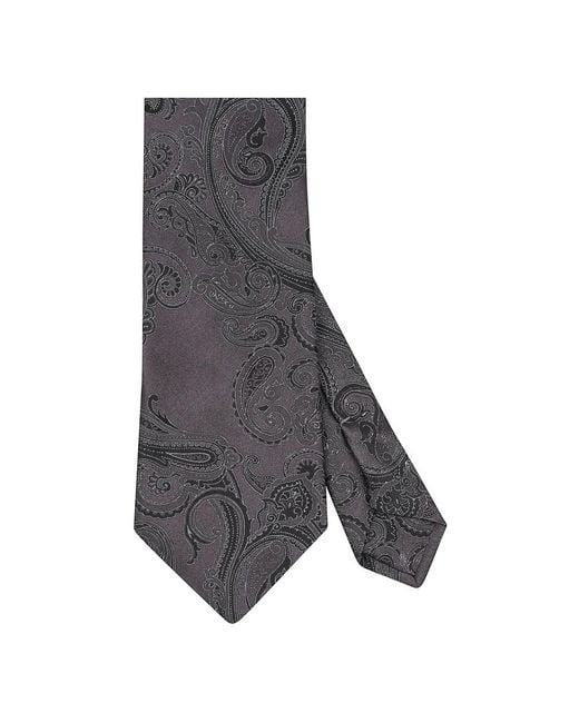Ties Etro pour homme en coloris Gray