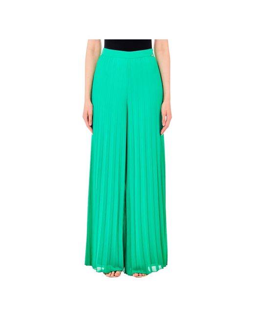 Trousers > wide trousers Liu Jo en coloris Green