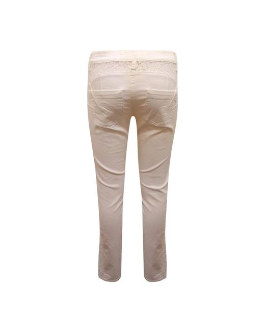 Blugirl Blumarine Natural Slim-Fit Trousers