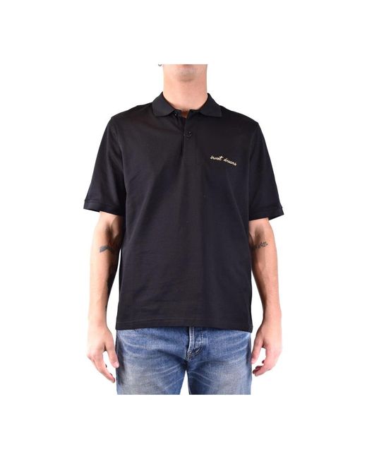 Saint Laurent Black Polo Shirts for men