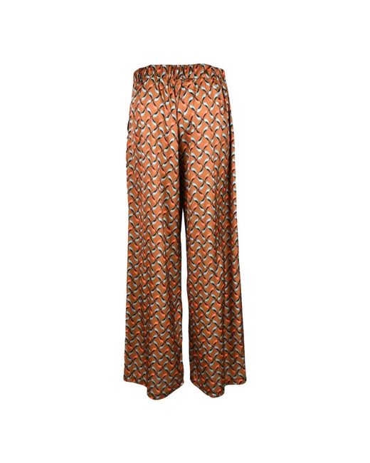 Think! Brown Wide Trousers