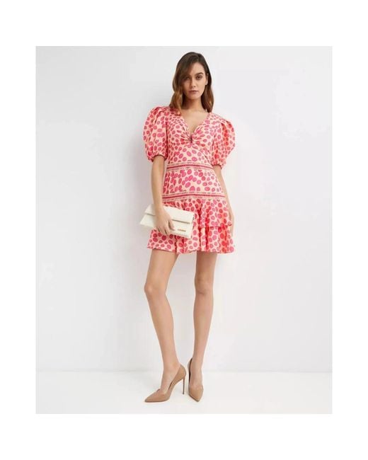 PATBO Red Short Dresses
