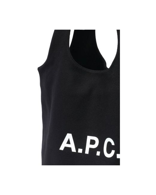 A.P.C. Black Tote Bags for men