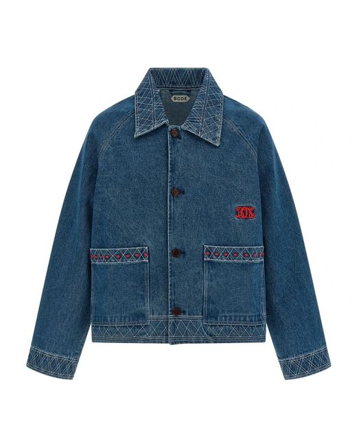 Denim Jackets Bode pour homme en coloris Blue