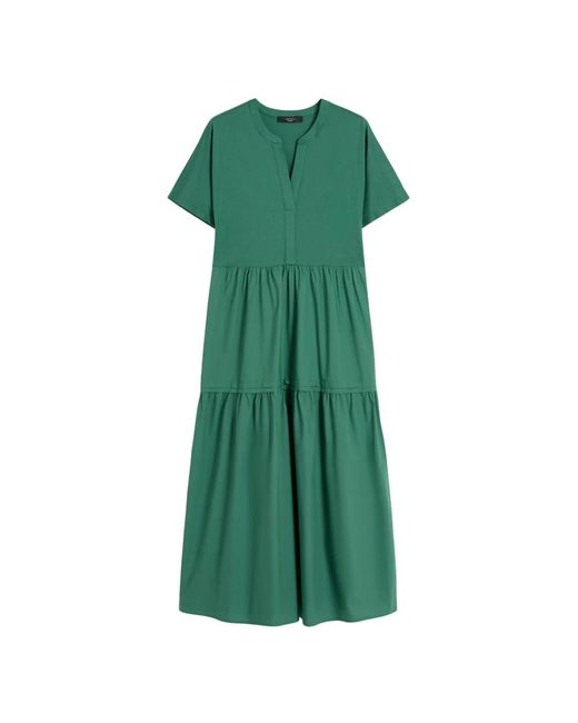 Weekend by Maxmara Green Midi Dresses
