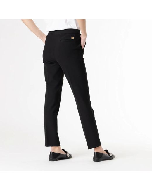 Class Roberto Cavalli Black Slim-Fit Trousers