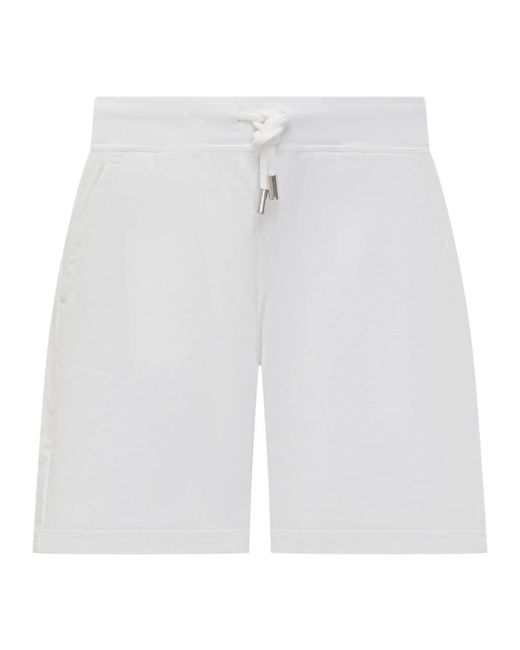 DSquared² Korte Broeken ,Wit ,Shorts Met Trekkoord in het White