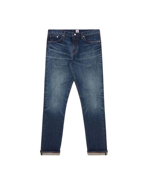 Edwin Blue Cropped Jeans for men