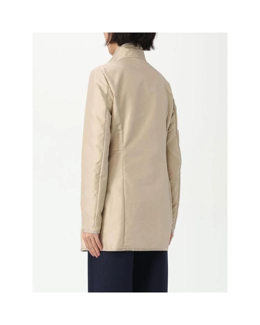 Single-Breasted Coats Fay de color Natural