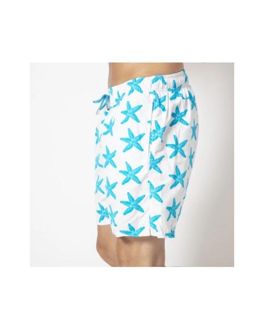 Mc2 Saint Barth Badmode ,Blauw ,Strandkleding in het Blue voor heren
