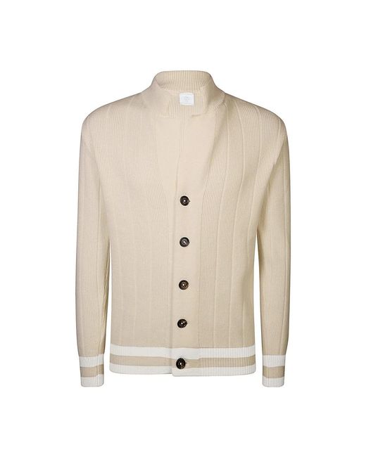 Cardigans di Eleventy in Natural da Uomo