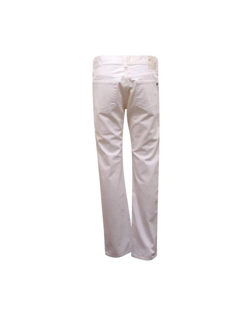Grifoni Gray Straight Fit Jeans for men