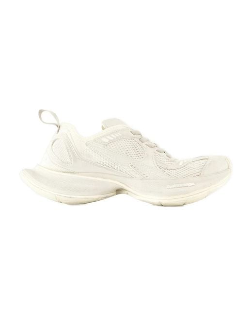 Balenciaga White Weiße Circuit Sneakers Synthetik Schuhe