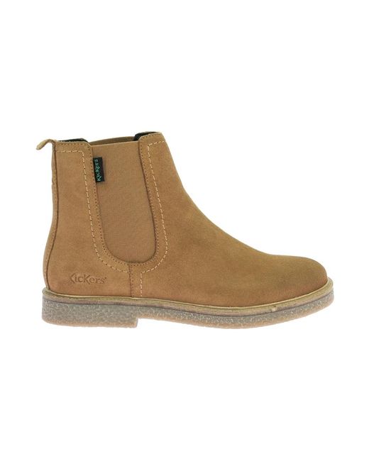 Chelsea Boots Kickers en coloris Brown