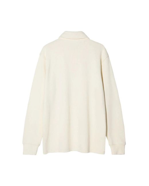 Denham The Jeanmaker Scissor Patch Ls Polo in het White voor heren