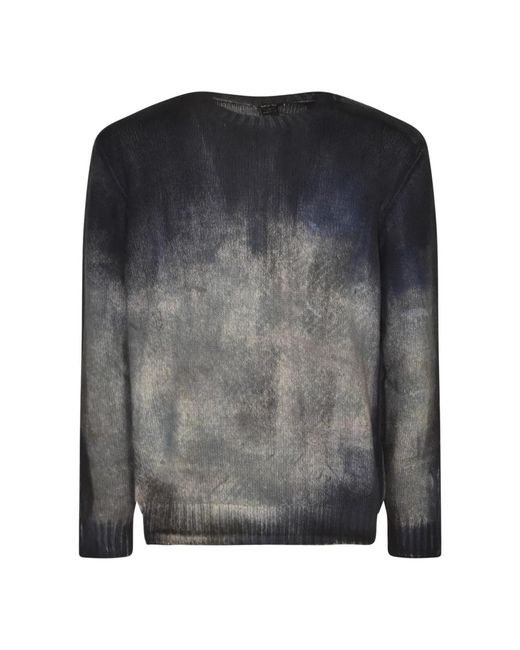Avant Toi Gray Round-Neck Knitwear for men