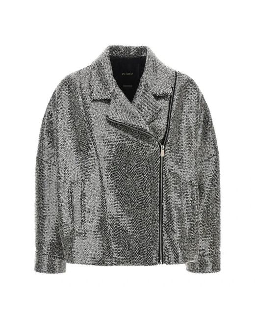 Pinko Caban Jas in het Gray