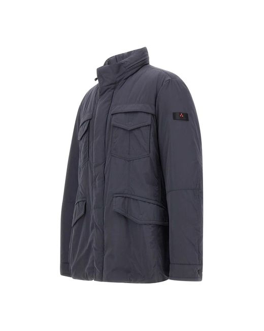 Peuterey Stripes Mfc Parka in het Blue voor heren