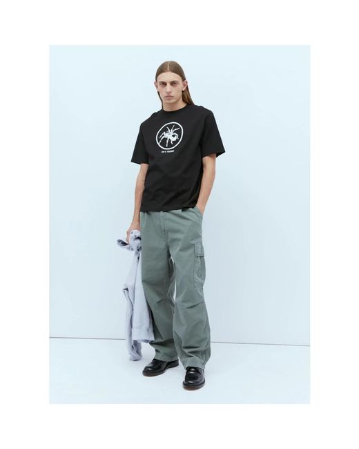 Ice & Techno Black T-Shirts for men