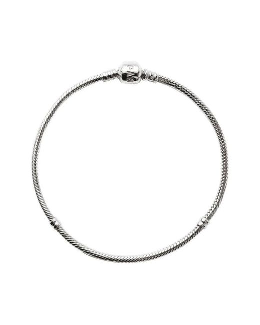 Bracelets di Pandora in Metallic
