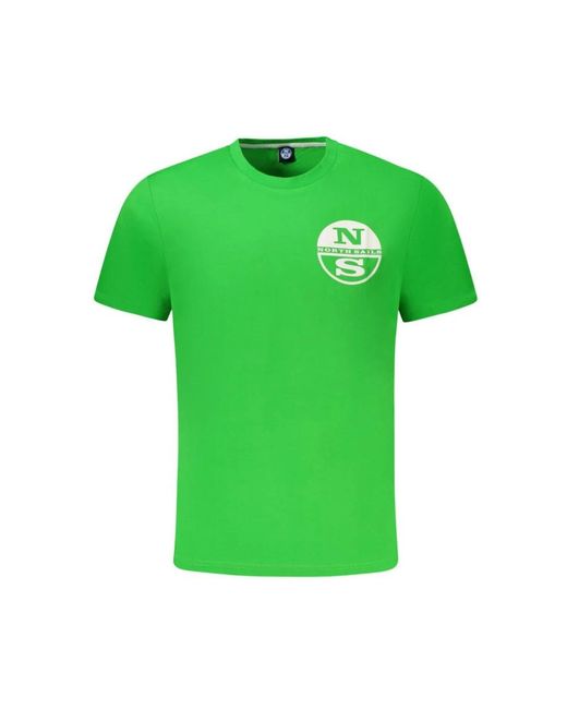 North Sails T-Shirts in het Green voor heren