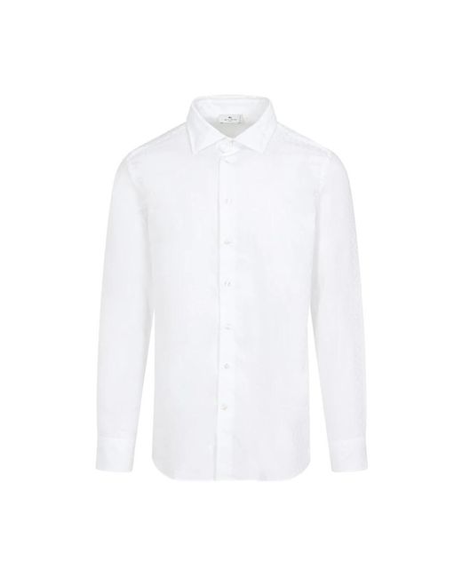 Etro White Formal Shirts for men