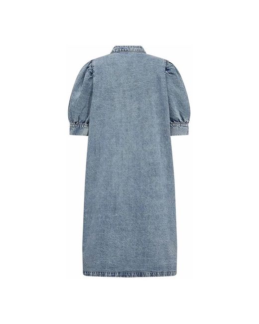 co'couture Blue Shirt Dresses