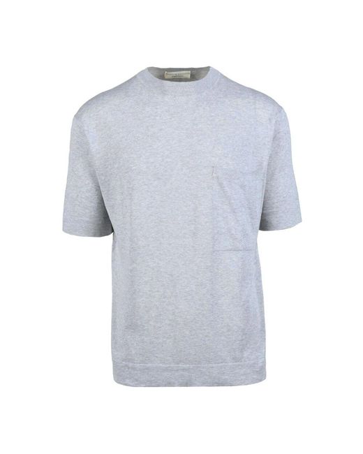 FILIPPO DE LAURENTIIS Blue T-Shirts for men