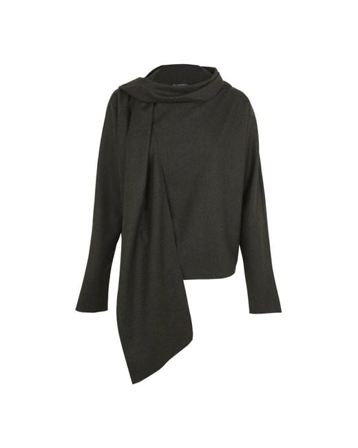 Cortana Black Blouses