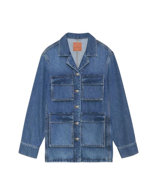 Jackets > denim jackets Anine Bing en coloris Blue