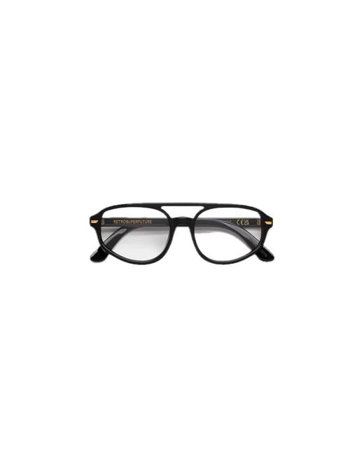 Retrosuperfuture Black Glasses