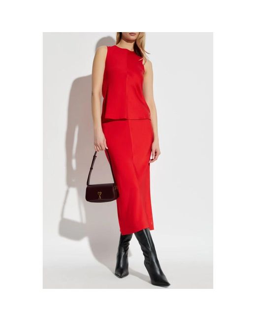 Midi Skirts AMI de color Red