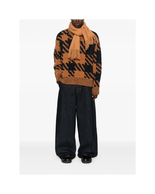 Uma Wang Black Wide Trousers for men
