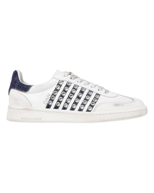 DSquared² Schoenen ,Wit ,Casual Sneakers Voor Dagelijks Gebruik in het White voor heren