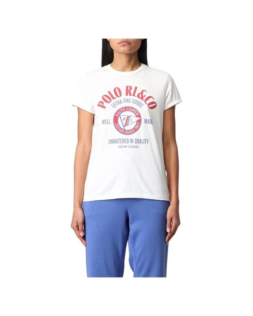Polo Ralph Lauren White T-Shirts
