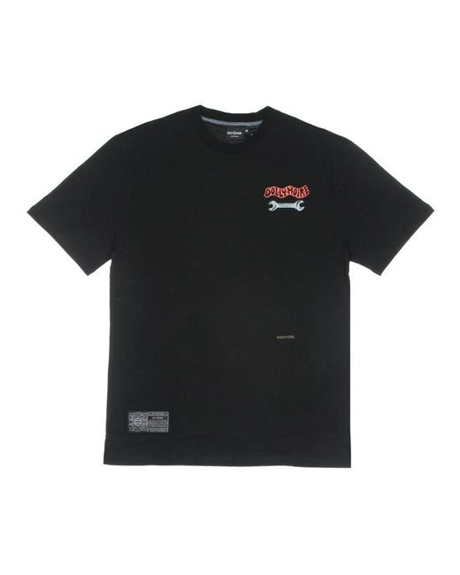 DOLLY NOIRE Schwarzes Skip Foss Tee Kurzarm in Black für Herren