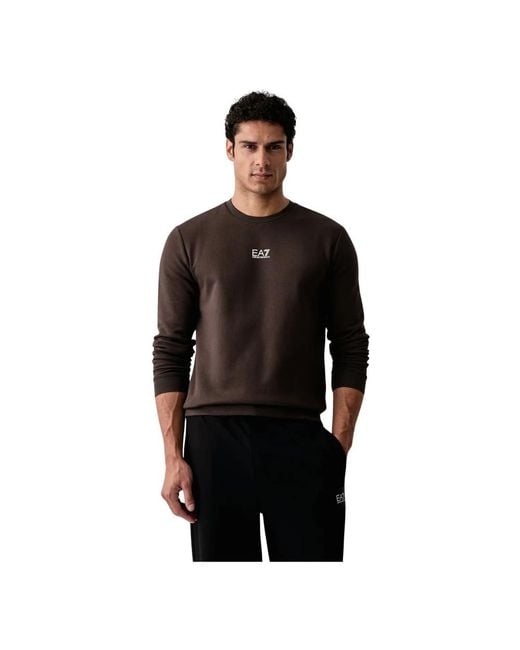 EA7 Blm0A8 Crew Sweatshirt in het Black voor heren