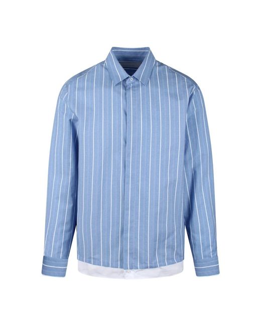 Neil Barrett Blue Casual Shirts for men