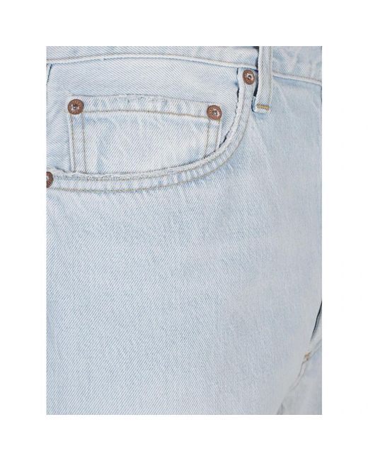 Agolde Blue Straight Fit Jeans for men