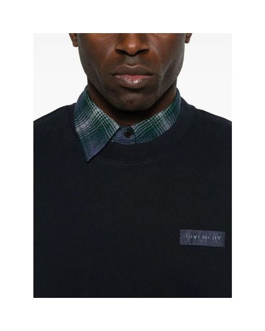 Givenchy Blue Sweatshirts for men