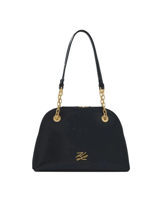 Karl Lagerfeld Black Shoulder Bags