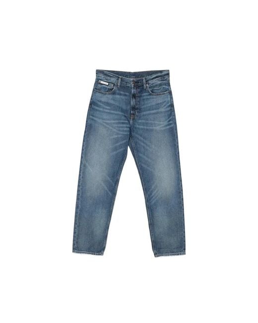 Calvin Klein Blue Straight Jeans for men