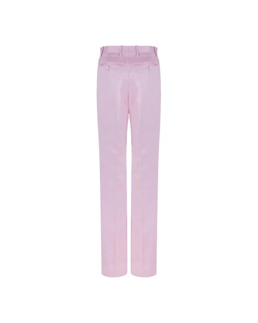Tom Ford Purple Straight Trousers
