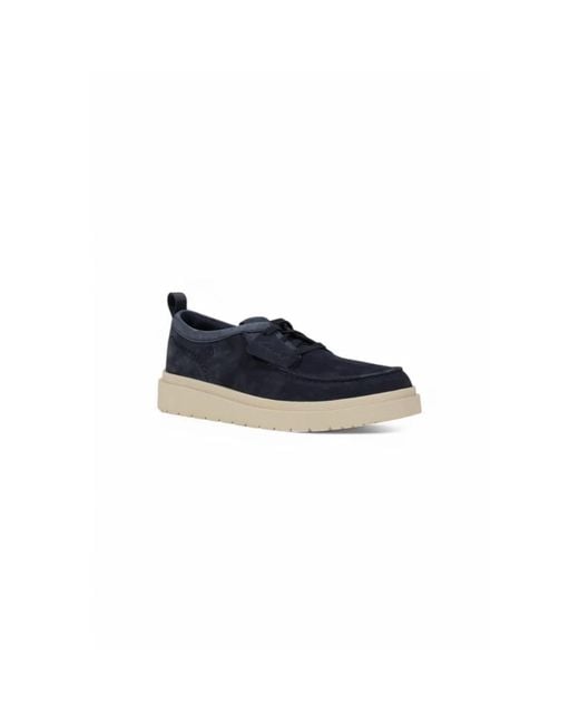 Clarks Blue Laced Shoes for men