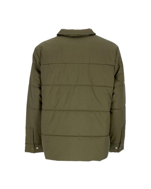 Vans Davis Mte-1 Pufferjack Donsjack Voor in het Green voor heren